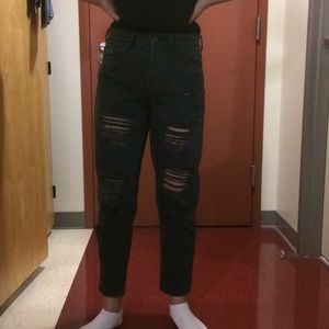 Brandy Melville Black Distressed Jeans